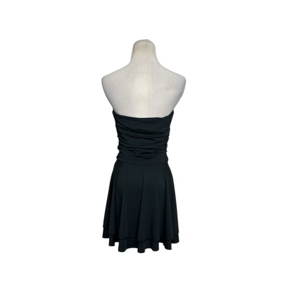 Black strapless fit and flare mini dress size Small - Picture 9 of 9